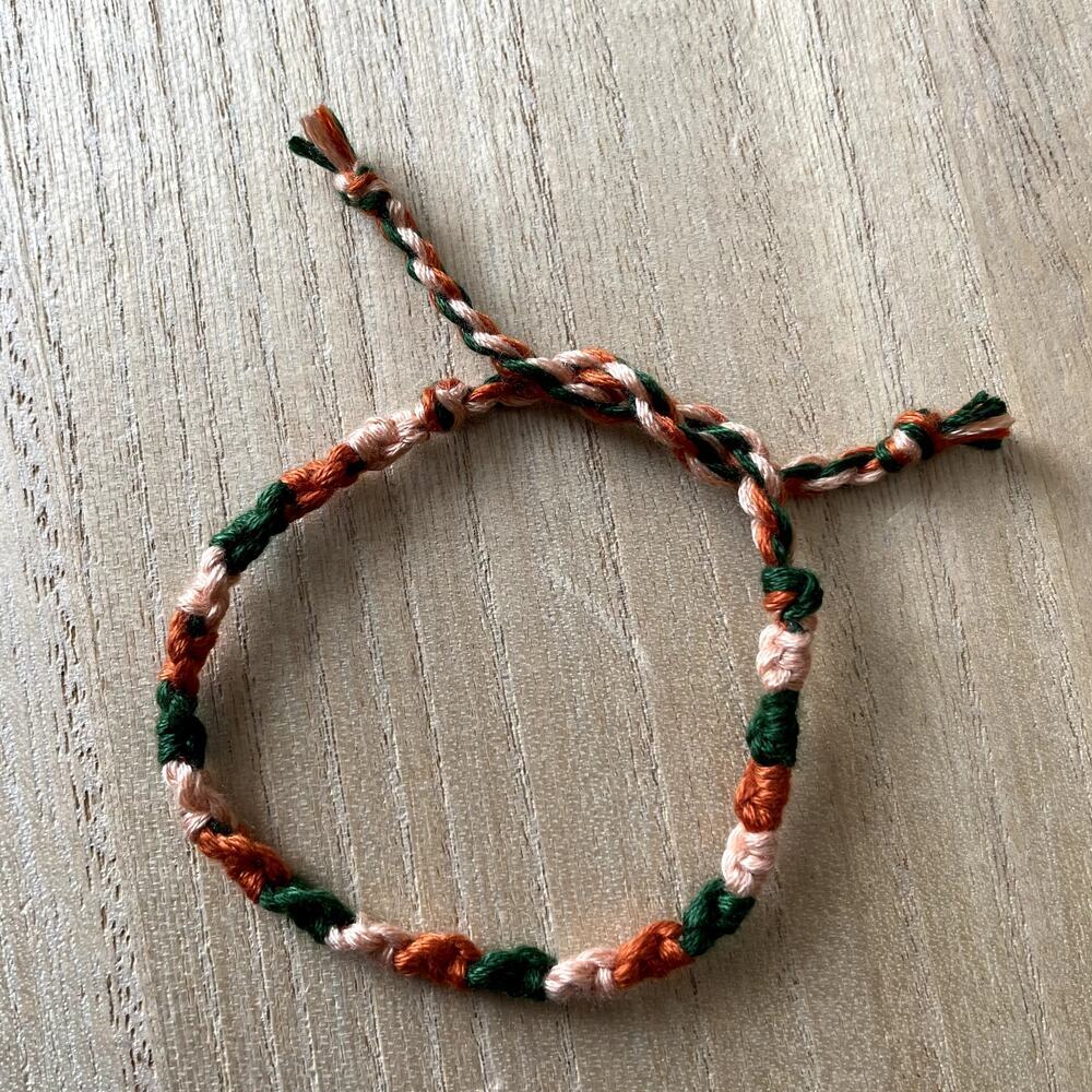 Dymphna Bracelet anklet trendy comfortable tie embroidery thread woven gift